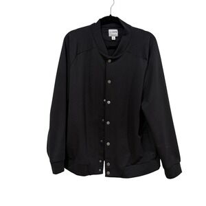 Cuts The Friday Projects Hyperloop Bomber Jacket‎ Black Mens XL Snap Front